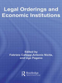 Legal orderings and economic institutions /