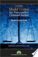 Model codes for post-conflict criminal justice /