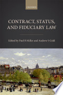 Contract, status, and fiduciary law /