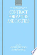 Contract formation and parties /