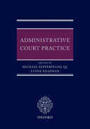 Administrative court practice /