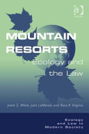 Mountain resorts : ecology and the law /