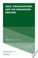Race, organizations, and the organizing process /