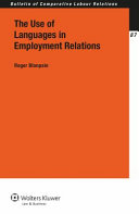 The use of languages in employment relations /