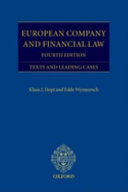 European company and financial law : texts and leading cases /