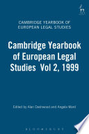 The Cambridge yearbook of European legal studies.