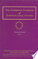 The Cambridge yearbook of European legal studies.