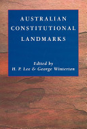 Australian constitutional landmarks /