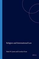 Religion and international law /