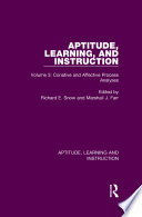 Aptitude, learning, and instruction.
