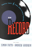 On record : rock, pop and the written word /