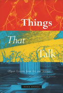 Things that talk : object lessons from art and science /