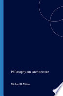Philosophy and architecture /