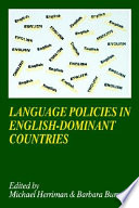 Language policies in English-dominant countries : six case studies /