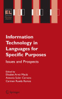 Information technology in languages for specific purposes : issues and prospects /