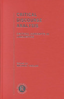 Critical discourse analysis : critical concepts in linguistics /
