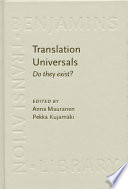 Translation universals : do they exist /
