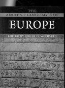 The ancient languages of Europe /