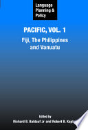 Language planning and policy in the Pacific.