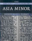 The ancient languages of Asia Minor /