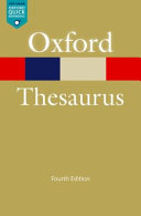 Oxford paperback thesaurus.