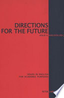 Directions for the future : issues in English for academic purposes /