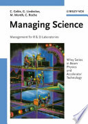 Managing science : management for R&D laboratories /