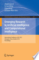 Emerging research in artificial intelligence and computational intelligence : international conference, AICI 2012, Chengdu, China, October 26-28, 2012, proceedings /