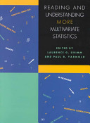 Reading and understanding more multivariate statistics /
