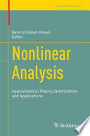 Nonlinear analysis : approximation theory, optimization and applications /