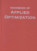 Handbook of applied optimization /