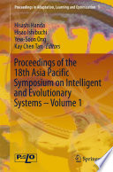 Proceedings of the 18th Asia Pacific Symposium on Intelligent and Evolutionary Systems.