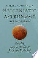 Hellenistic astronomy : the science in its contexts /