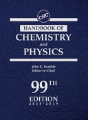 CRC handbook of chemistry and physics : a ready-reference book of chemical and physical data /