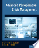 Advanced perioperative crisis management /