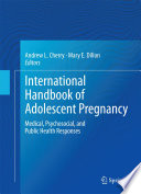 International handbook of adolescent pregnancy : medical, psychosocial, and public health responses /