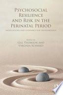 Psychosocial resilience and risk in the perinatal period : implications and guidance for professionals /