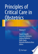 Principles of critical care in obstetrics.