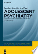 Adolescent psychiatry : a contemporary perspective for health professionals /