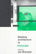 Relating architecture to landscape /