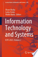 Information technology and systems : ICITS 2023.