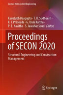 Proceedings of SECON 2020 : structural engineering and construction management /