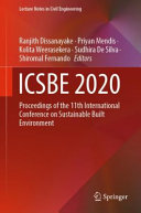 ICSBE 2020 : Proceedings of the 11th International Conference on Sustainable Built Environment /