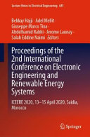 Proceedings of the 2nd International Conference on Electronic Engineering and Renewable Energy Systems : ICEERE 2020, 13-15 April 2020, Saidia, Morocco /