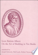 On the art of building in ten books /