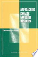 Approaching English language research /