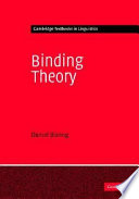 Binding theory /