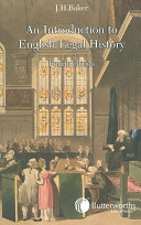 An introduction to English legal history /