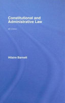 Constitutional & administrative law /