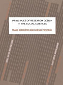 Principles of research design in the social sciences /